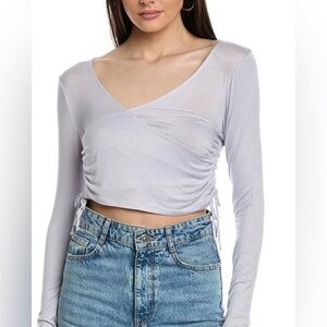 Project Social T Under Wraps Surplice Top